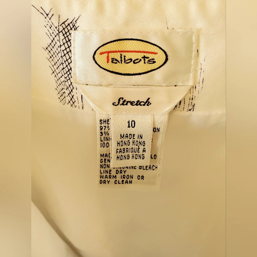 Talbots Cream Skirt - Picture 4 of 4